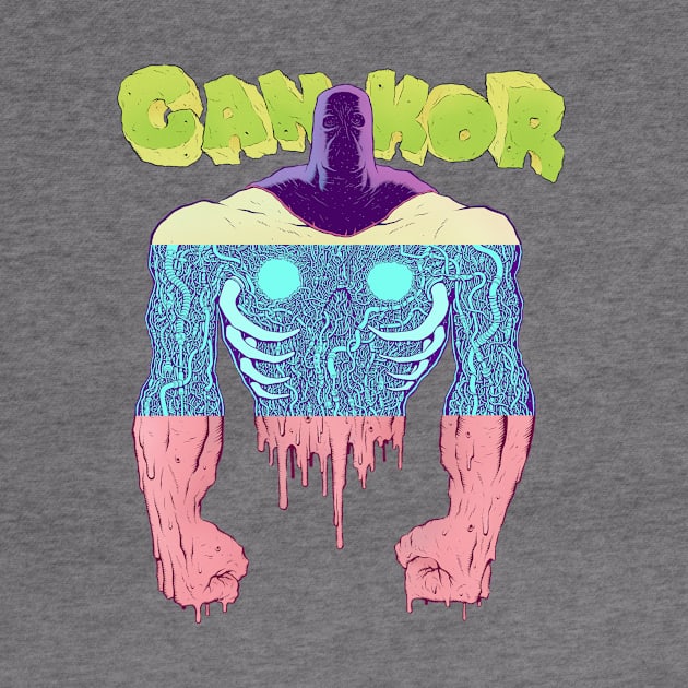 Cankor X-RAY w/logo - for lighter color shirts by Cankor Comics
